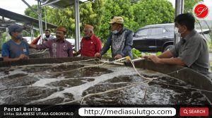 Anas Jusuf Kunjungi Balai Perikanan Budidaya Air Tawar Tatelu