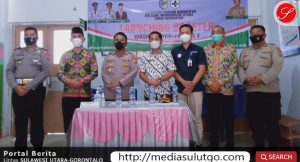 Launching Vaksinasi Booster, Pemkab Gandeng Polres Bolmut