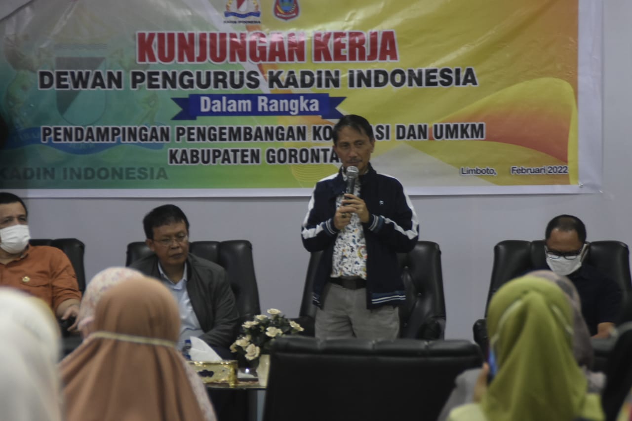 Kembangkan Koperasi dan UMKM, Pemkab Gorontalo bermitra Dengan Kadin