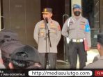 Wakapolda Gorontalo Pimpin Apel Pagi di Polres Gorut, Berikut Arahan Kepada Anggota