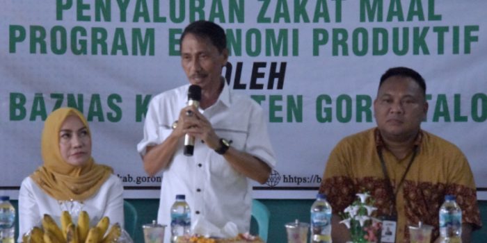 Baznas Kabgor Salurkan Bantuan Zakat Maal Ekonomi Produktif