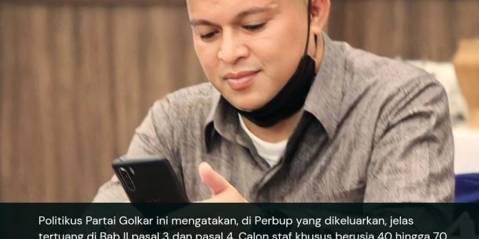 Terkait Stafsus, Sulhan: Yusuf Mooduto Tidak Paham Perbup