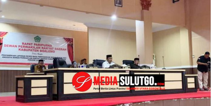 Dprd Boalemo Gelar Paripurna Laporan Reses Masa persidangan Ke 2