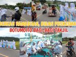 Berkah Ramadhan, Bidan Puskesmas Botumoito Bagi-bagi Takjil