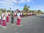 Tingkatkan Sinergitas TNI-Polri, Polres Bolmong Gelar Olahraga Bersama.
