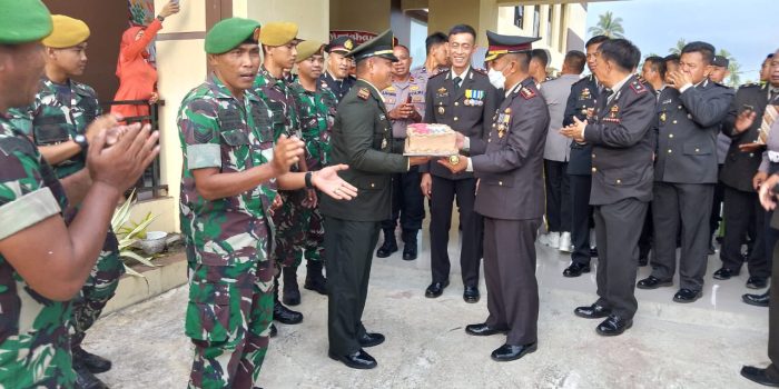 Kejutan Kodim 1303 Bolmong di HUT Bhayangkara ke-77