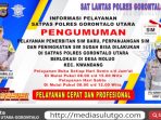 Polres Gorontalo Utara Mulai Berlakukan Pelayanan Pembuatan & Perpanjangan SIM