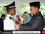 Bupati Gorontalo Utara Thariq Modanggu Lantik Penjabat Kepala Desa Deme I