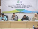 Pj.Sekda Boalemo Buka Seminar Awal Kajian Potensi Sumber-Sumber Mineral