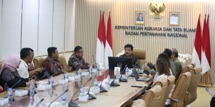 Terkait Program Triple Helix, Pj Bupati Bolmut Lakukan Koordinasi Dengan Menteri ATR/BPN