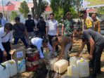 Polres Bolmong Musnahkan Ribuan Liter Minuman Beralkohol