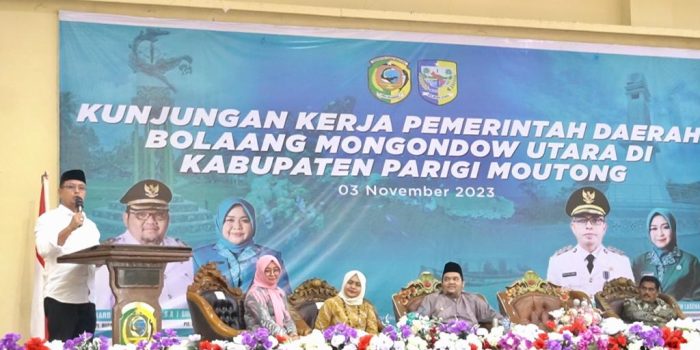 Bupati Bolmut Kunker di Kabupaten Parigi Moutong