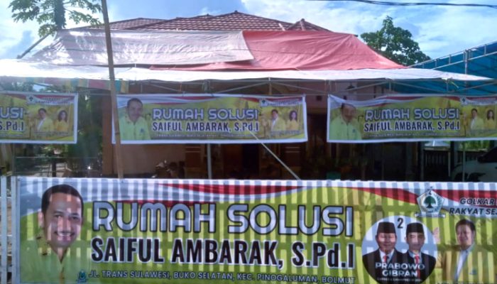 Jaring Aspirasi Masyarakat, Golkar Bolmut Dirikan Rumah Solusi