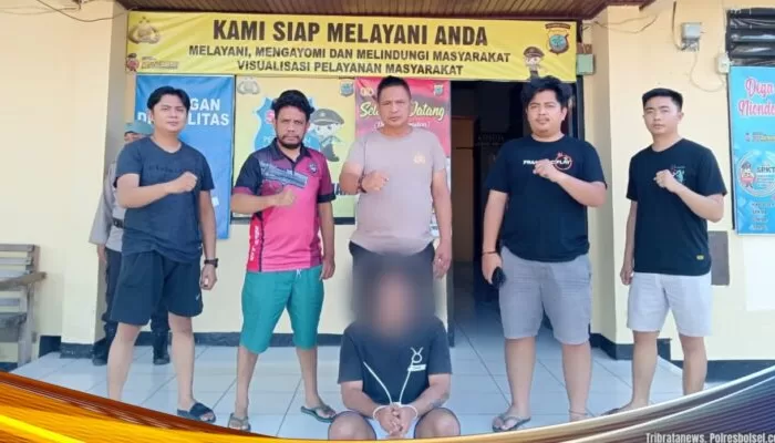 Polsek Pinolosian Bersama Tim Resnarkoba Polres Bolsel Amankan Pelaku Penganiayaan di Torosik