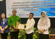 Pemkab Gorontalo Raih Penghargaan atas Keakuratan Data Iuran Wajib PNS Triwulan II BPJS 2024