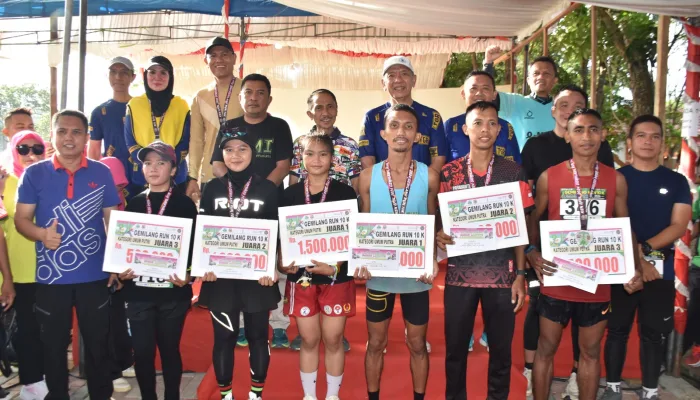 Gemilang Run 10K, Bupati Nelson Apresiasi Antusias Ribuan Peserta 