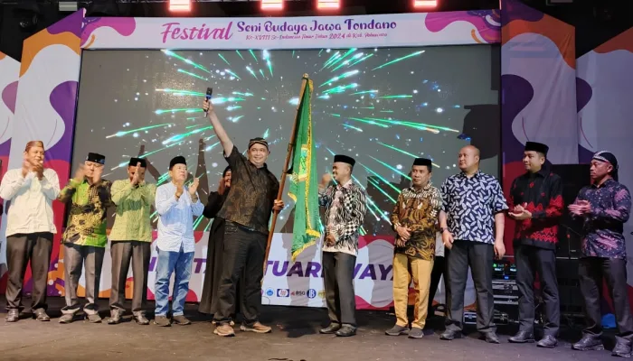 Haris Tome Hadiri Festival Seni Budaya Jaton XVIII se-Indonesia Timur Tahun 2024 di Pohuwato