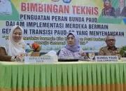 Penguatan Peran dalam Implementasi Merdeka Bermain, Gerakan Transisi PAUD-SD, Pengawas dan Guru TK/PAUD di Kabgor ikut Bimtek