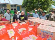 Hendra Hemeto Salurkan Bantuan Bagi Korban Banjir Danau Limboto