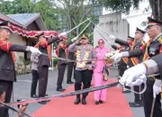 Perpindahan Tongkat Komando, Polres Kotamobagu Gelar Welcome & Farewell Parade