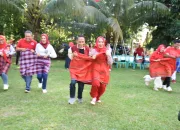 Permainan Tradisional Lari Sarung Dan Lari Jepit Balon Meriahkan Kemerdekaan ke 79 di Kabgor