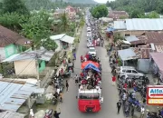 Tanpa Bayaran, Ribuan Masyarakat Kawal Pasangan Dedy-Riko Mendaftar di KPU Boalemo