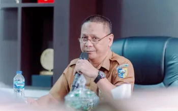 Rachmat R. Pontoh Pimpin Rapat Forum Komunikasi Tahap II Pemkab Bolmut Tahun 2024