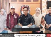 KPU Gorut Resmi tetapkan 2 Paslon Cabup – Cawabup maju di Pilkada 2024