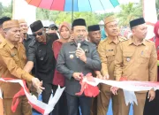 Pj Bupati Boalemo Resmikan TK Melati dan Jembatan Gantung di Ayuhulalo