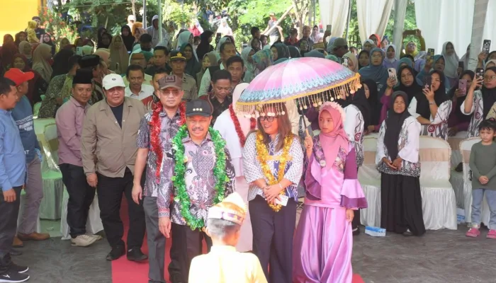 Bersama Kementerian PPPA Pj. Bupati Boalemo Resmikan Desa Ramah Perempuan dan Peduli Anak di Desa Suka Maju