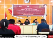 KPU Gorontalo Utara Tetapkan Paket RIDHO sekaligus nomor Urut Paslon