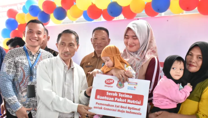 Bupati Nelson Apresiasi Program Bantuan Paket Nutrisi PT Indomaret Gorontalo 