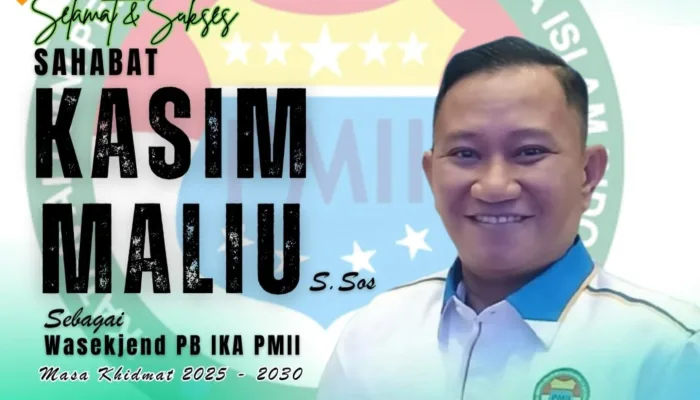 Kasim Maliu Jabat Wasekjend PB IKA PMII 2025–2030