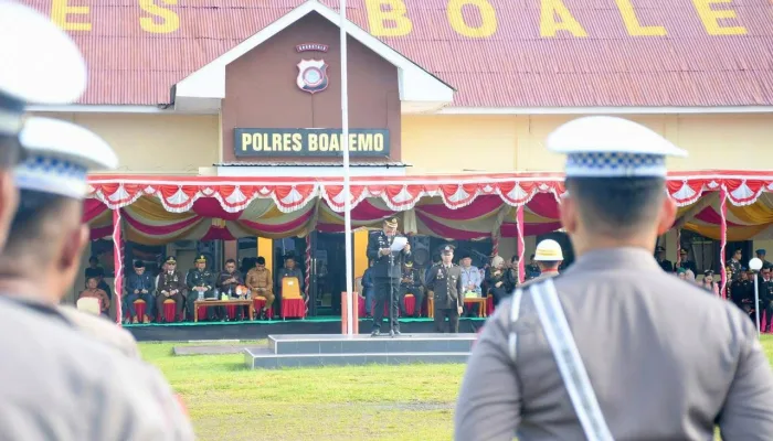 Polres Boalemo Peringati Hari Bhayangkara ke-79, Kapolres Tegaskan Komitmen Pelayanan Humanis