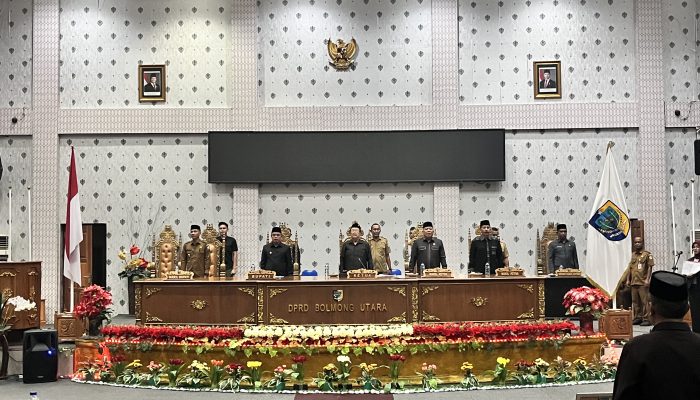 DPRD Bolmut Gelar Rapat Paripurna Penyampaian Ranperda Perubahan APBD 2025