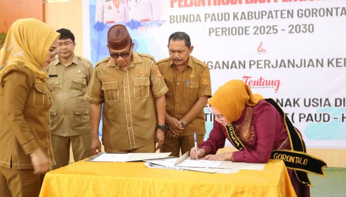 Maryam Sofyan Puhi Dilantik, Kabupaten Gorontalo Kini Punya Bunda PAUD Baru