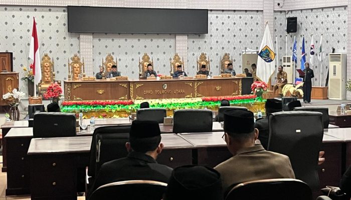 DPRD Bolmut Gelar Rapat Paripurna Penyampaian KUA-PPAS Tahun Anggaran 2026