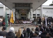 Di Hadapan Ratusan Demonstran, Bupati Gorontalo Tandatangani Fakta Integritas