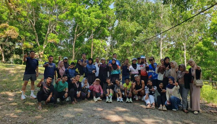 Pemerintah Kecamatan Telaga Jaya Dukung Penuh Car Free Day dan Kerja Bakti di Buper untuk Suksesnya Peran Saka Nasional