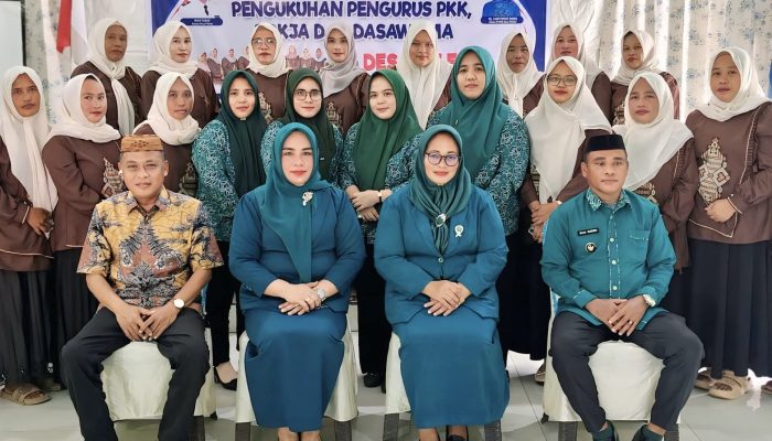 PKK dan Dasawisma Desa Pelehu Resmi Dilantik, Kepala Desa Dorong Sinergi Pembangunan