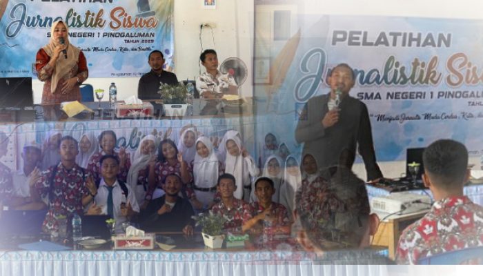 Siswa SMA Negeri 1 Pinogaluman Antusias Ikut Pelatihan Jurnalistik