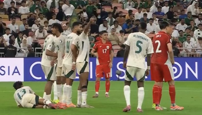 Babak Pertama Indonesia vs Arab Saudi 2-1