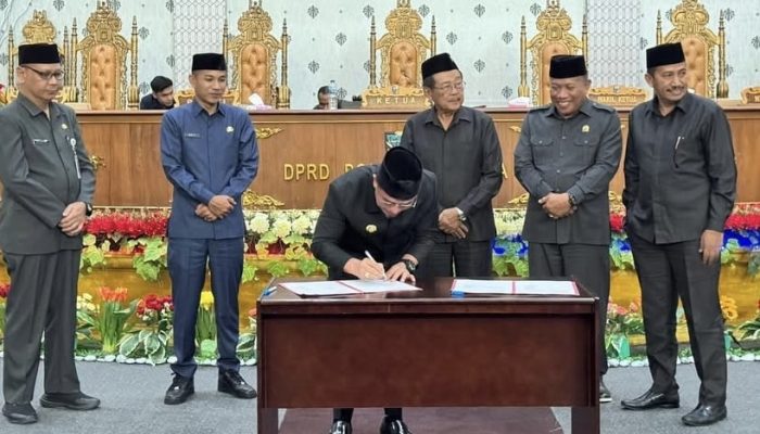Bupati Bolmut Teken Nota Kesepakatan KUA-PPAS 2026 Bersama DPRD