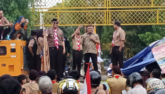 Road Show Peran Saka Nasional 2025, Pramuka Gorontalo Gaungkan Semangat Jadi Tuan Rumah