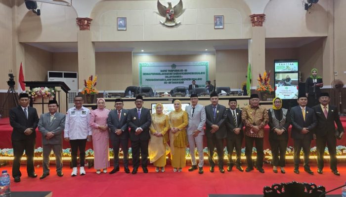 Wabup Gorontalo Hadiri Paripurna HUT ke-26 Kabupaten Boalemo, Apresiasi Kemajuan Daerah