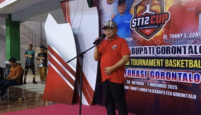 Turnamen Basket ST12 Cup 2025 Resmi Dibuka, Bupati Gorontalo: Ajang Pembinaan Atlet Muda