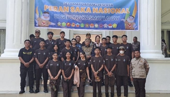 Bupati Gorontalo Sambut Hangat Kontingen Boltim di Pembukaan Peran Saka Nasional 2025