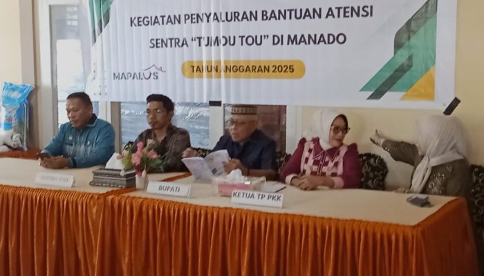 Pemkab Gorontalo dan Sentra Tumou Tou Salurkan Bantuan ATENSI bagi Warga Rentan