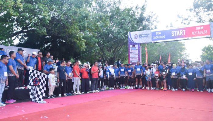 Restorasi Run Semarakkan HUT ke-352 Kabupaten Gorontalo, Ribuan Peserta Padati Kota Limboto