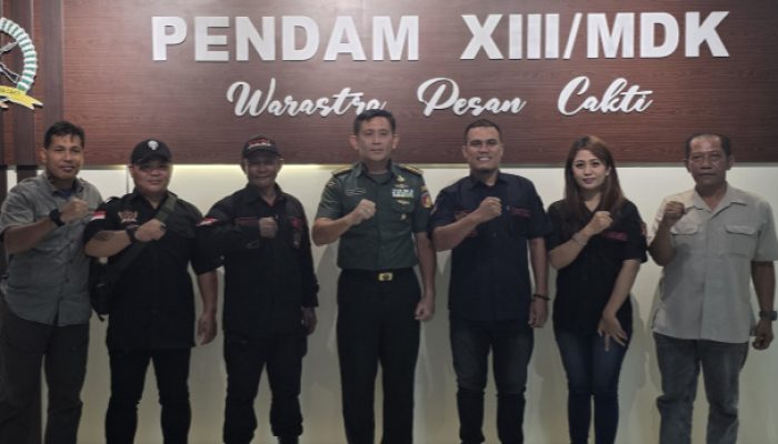 Datangi Markas Kodam XIII/Merdeka, LSM GTI Klarifikasi Isu Keterlibatan TNI dalam Sengketa Lahan Corner52